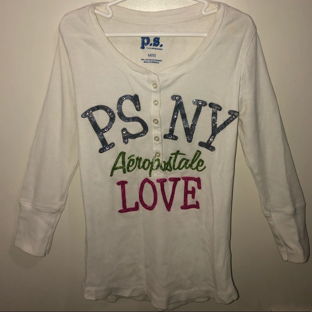 P.S. from Aeropostale Love Long sleeve shirt